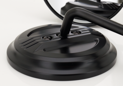 GZP Black Airfoil round mirror set (ES)