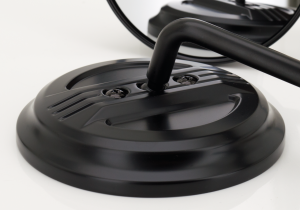 GZP Black Airfoil round mirror set (ES)