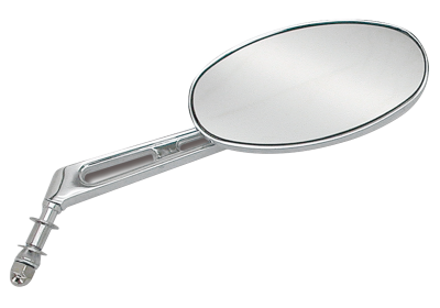 GZP Oval mirror solid stem R/H