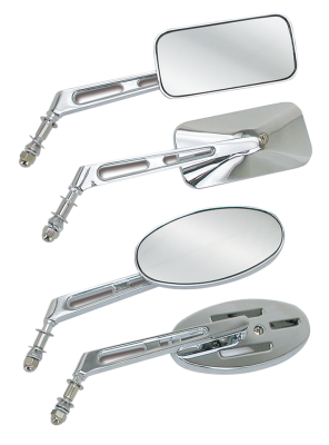 GZP Rectangular mirror solid stem R/H (ES)