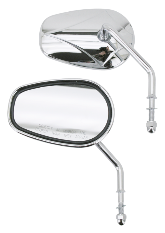 GZP Chrome Diamondback mirror left alu s (ES)