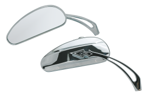 GZP Chrome Custom slimline mirror Lef