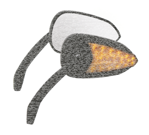 GZP Chrome Crystal LED mirror set (ES)