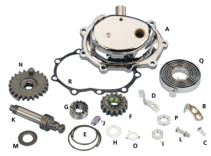 GZP 10pck Tab washer kick gear Big Twin