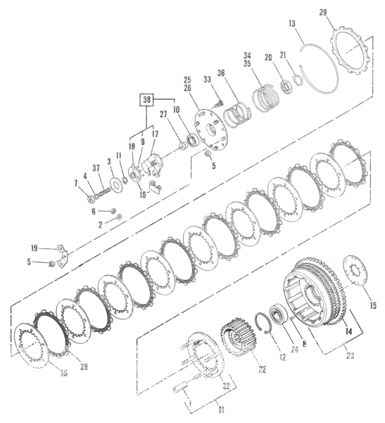 Heavy Duty Clutch spring XL71-e84 (ES)