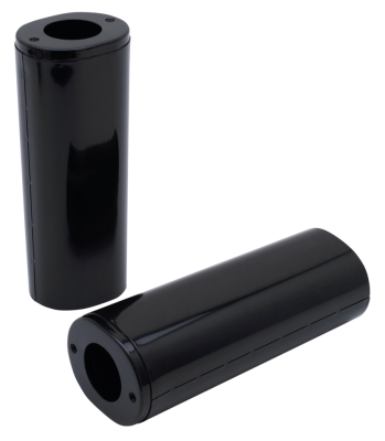 GZP Black Slider covers (pair) +2"