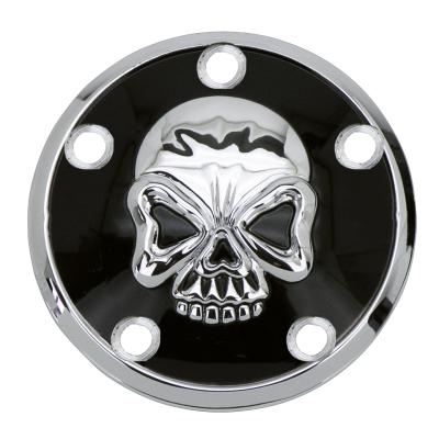 GZP Skull blck/chrome points cvr TC99-17 (ES)