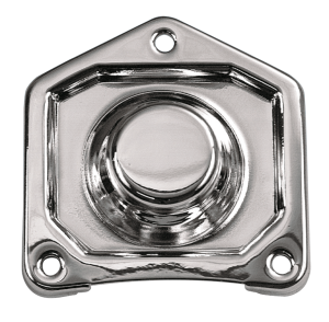GZP Chrome Solenoid cover BT91-06 w/scre (ES)