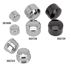 GZP Chrome axle covers FLH/T00-07 FXD04-