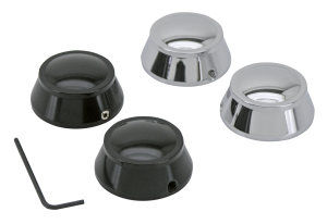 GZP Chrome swingarm pivot covers XL04