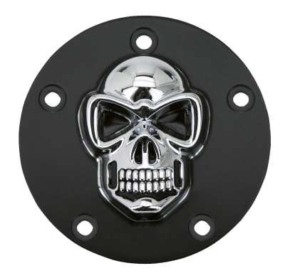 GZP Blk/chr skull points cover TC99-u (ES)