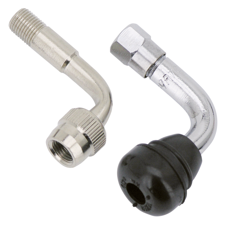 GZP Chr tire valve elbow adapter 90 degr (ES)
