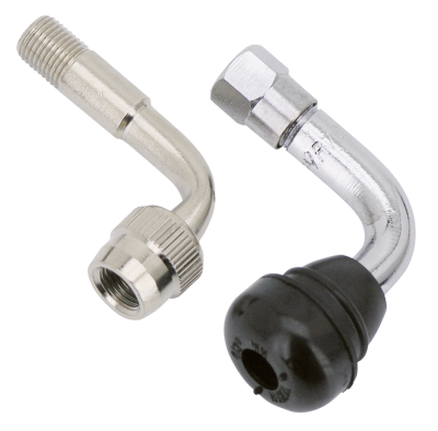 GZP Chrome tubeless tire valve 90 degr