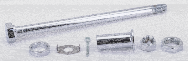 GZP Axle assy rear for FL 58-66 (ES)