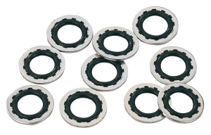GZP 10pck banjo seal washer 10mm alu/rub (ES)