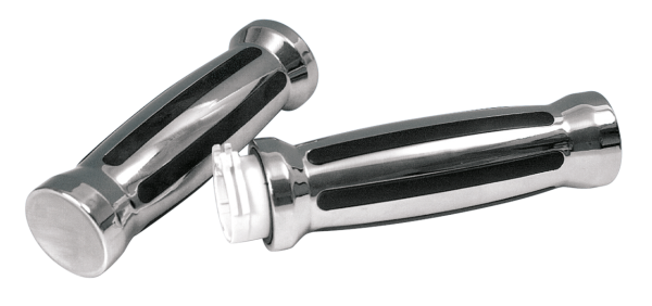 GZP Inlay Millennium grip set Chrome (ES)