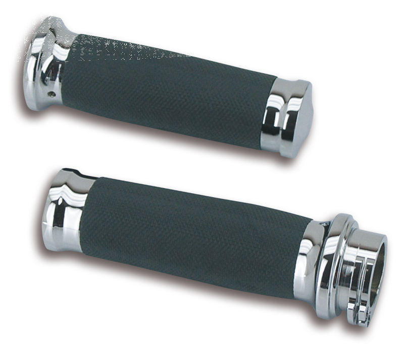 GZP Chrome/rubber CNC Tornado grip se (ES)