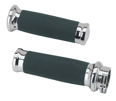 GZP Chrome/rubber CNC Tornado grip se (ES)