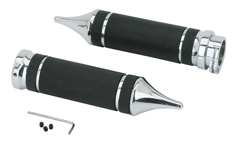 GZP Chrome Gladiator grip set (ES)