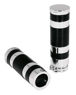GZP Chrome CNC Grip set, cable (ES)