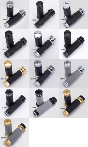 GZP Chrome 4-Cross T-II Grip set