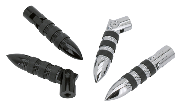 GZP Black Magnum pegs w/mounts 1/2"UNC (ES)