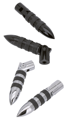 GZP Black Magnum pegs w/mounts 1/2"UNC (ES)