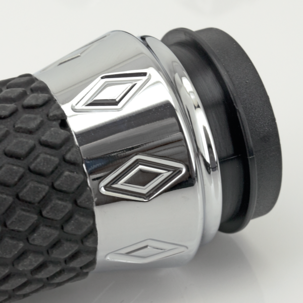 GZP Argyle grip set TBW Gloss blk/rawcut (ES)