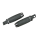 GZP Panorama Foot peg set,Cntr.Black (ma