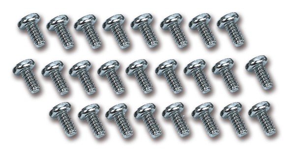 GZP 25pck Screw #6-32x1/4" Pan head PZ1 (ES)