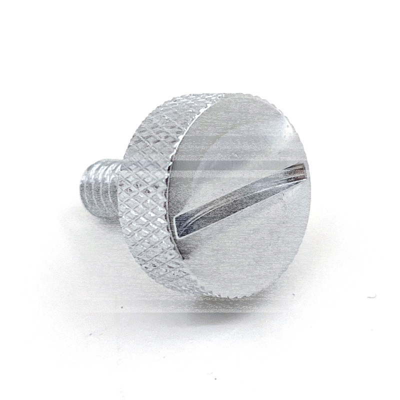 GZP Chr slotted Ezy seat screw 1-4-20 (ES)