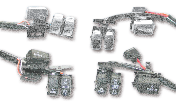 GZP Chrome handlebar switch kit 96-06 (ES)