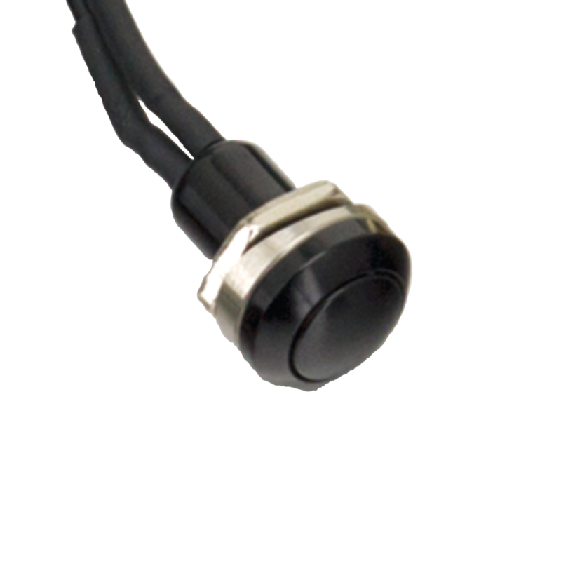GZP Blk Mini push button switch 5/16 UNF (ES)