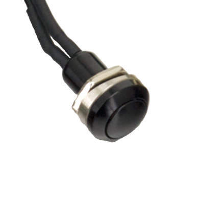 GZP Blk Mini push button switch 5/16 UNF (ES)