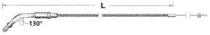 Stealth Throttle cbl E+G81-95 LN=41" 135 (ES)