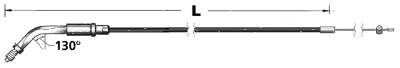 Idle cable E+G81-95 LN=48" 135° (ES)