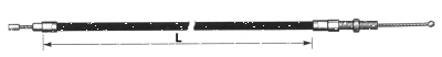 Stealth clutch cable Std L=49" (ES)