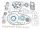 Gasket set XL 900  57-71 #17026-71A (ES)