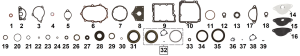 Oil seal main drive gear 82-86 each (ES)