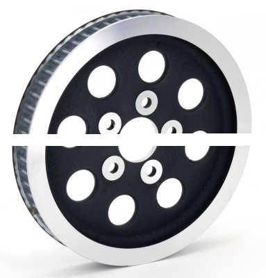 GHDP Belt sprocket 61T XL91-99 black (ES)