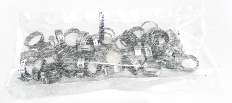 50pck Oetiker Hose clamps 16.6-19.8mm (ES)