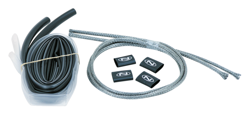 Handlebar switch braided kit Ext. wiring (ES)