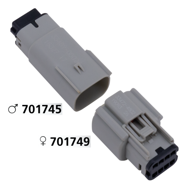Molex 07Up 8-Position Male Gray OEM72447 (ES)