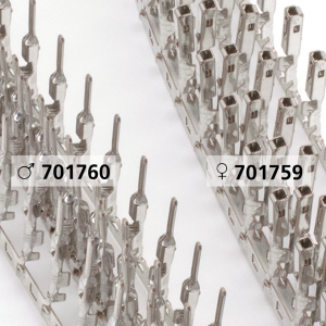 100pck Molex 16-20G Stamped pins 07-up (ES)