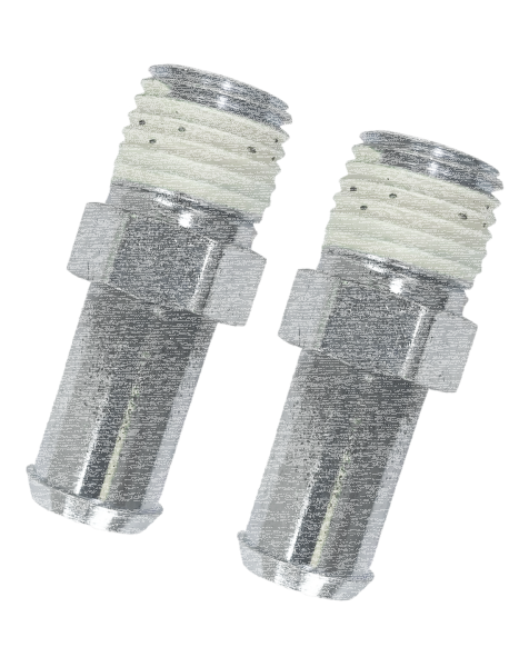 Oil line fittings straight, pair 9/16-18 (ES)