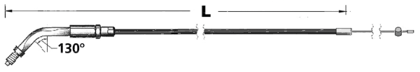 Idle cable std E+G81-95 LN=41" 135° (ES)