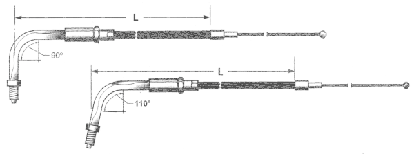 Chromite BT90 LN=35" 90ª throttle (ES)