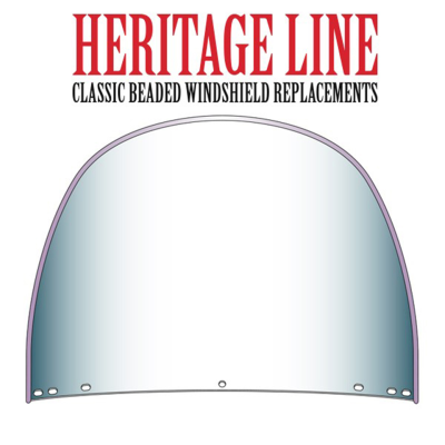 Replacement TOP Windshield CLEAR beaded (ES)