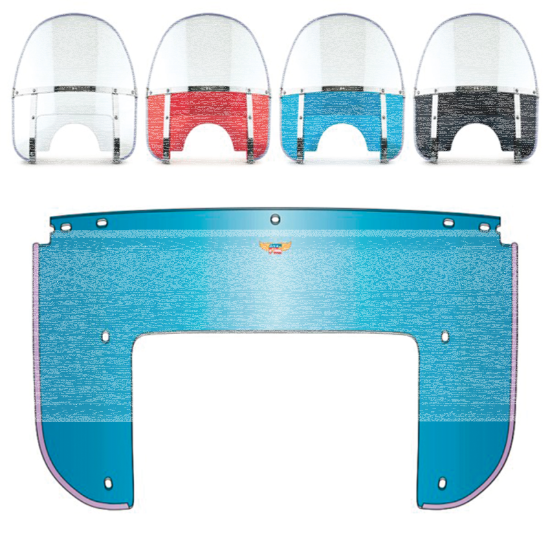 Beaded Heavy Duty bottom BLUE 5-bolt (ES)