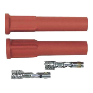 MSD straight Pro-Temp boots, red, pair (ES)